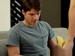 Dante Martin rides on raw hard cock and masturbates