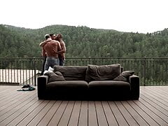 Threesome on the Balcony