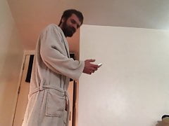 English lad in robe