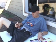 Shane Masturbates Off On Roof