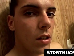 Str8Thugs.com - Straight thug Alexxx is always horny and jerking off his hard cock
