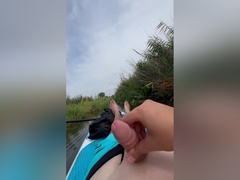 One Guy Fun In River