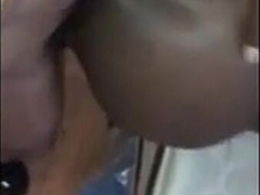 Penetrating a Black Arse bandit Stud with a Giant Penis