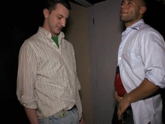 Watch as this dude's balls get juggled as he deepthroats and bounces on a hard cock