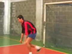 Shower fun after a hard played game - The French Connection