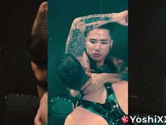 Mutual fisting with cock hungry sluts Axel Abysse and Yoshi Kawasaki