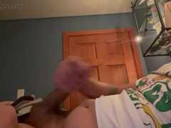 Uncircumcised knob Ginormous JIZZ SHOT