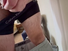 Hitting the gym and getting ready for a hot workout session