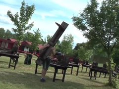 Hand Job in a Public Showers