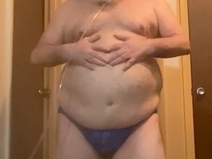 Jacked off, fat grandpas, dirty talk jerking off