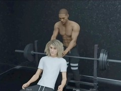 Sauna and Prison Training Scene