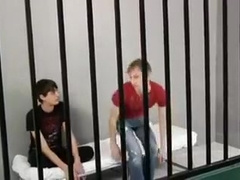 Skinny Smooth Twinkies Fuck In Jail