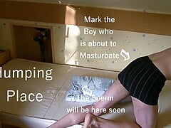 Naked Bed Hump Masturbation