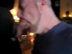 Amateur Daddy Swallows Big Cock in Suit