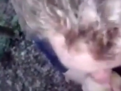 Fat Outdoor Amateur Blowjob 2