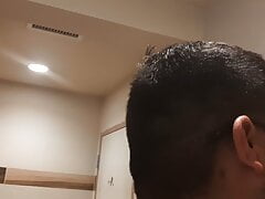 Peeing in the public restroom