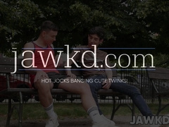 Wild raw flip fuck with horny strangers Roman Capellini and Simon Best