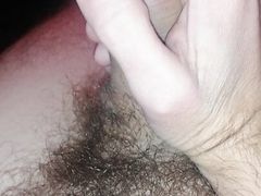 Rubbing my dick