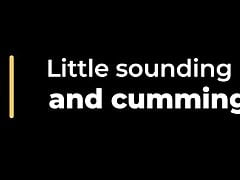 Solo sounding and cumming