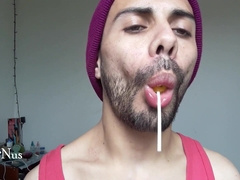 frolicking with a candy in my jaws