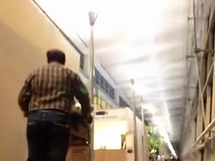 Piss squat in my pants at airport