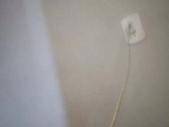 Usb Cable Recharges Dick And Squirts Cum All Over Body