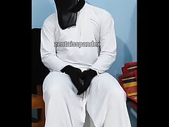 Zentai crossdresser burqa hijab mask visit Mistress home