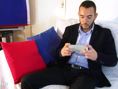 Insurer gets deepthroated by a mature customer despite of him ! Ben