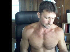 magnificent dilf on web cam
