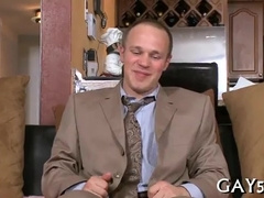 His taut booty spread