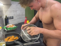 Rice Chicken Nuggets Naked Cooking With Gay Boy