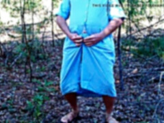 Crossdressed pissing in forest - Compilation 1 - video 171