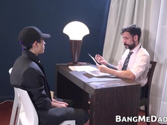 Big dicked Latino DILF Joris penetrates twnk Ivan with his hard tool