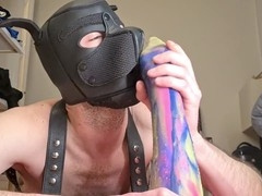 Taking a huge toy deep in my ass, going knuckle deep and enjoying the thrill of prolapse