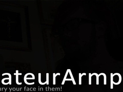 Inked up Hazy Mazy strokes his throbbing dick to climax