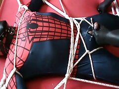 Spiderman gets a CBT and enjoying