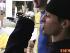 Homo Muscle gets wild with oral pleasure & cum-shot fun