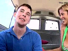 Explicit one-eyed monster riding with faggots