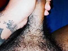 Cumshot (Masturbaing) On Stomach,  Horny 8in Big Cock Cumming