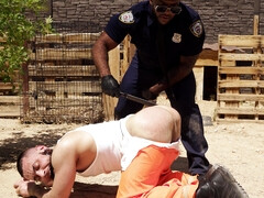 BBC officer has to inspect your tight booty hole