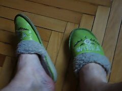 My girlfriend's slippers.