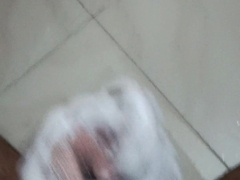 Spunk shot in shower