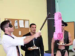 heterosexual black teen gay Lance's hefty bday Surprise