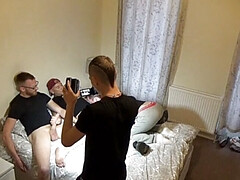 Webcam, threesome sex bareback trio