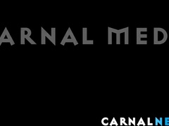 Master Wolf stuck his long finger into Oliver James' sphincter after the first peg en