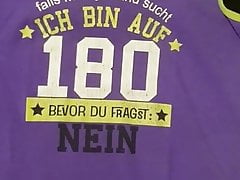 Cum on cousins Shirt - Auf Top von Cousine gespritzt