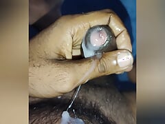 Indian men masturbation with wet dick sound ASMR