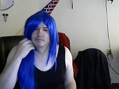 new blue wig