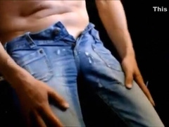 Litres of Piddle and lots of cum in and on my jeans