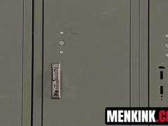 Gym stud Jackson Filmore anal drilled by hunk handyman Trenton Ducati